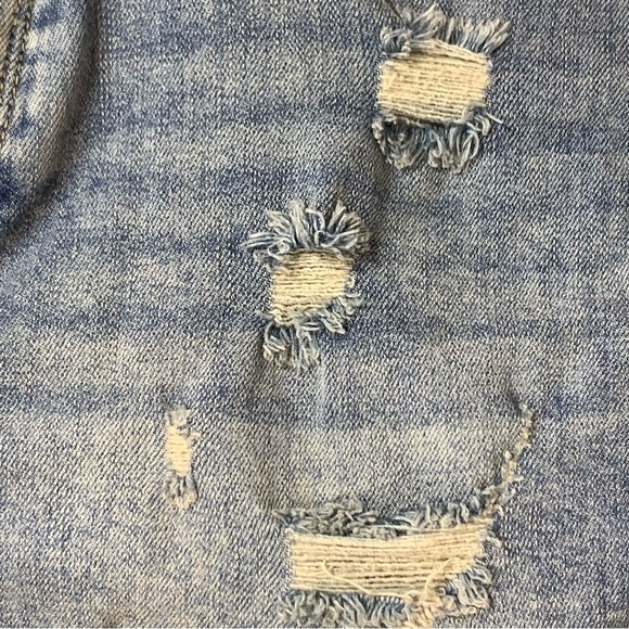 TREASURE & BOND High Waist Boyfriend CutOff Denim Shorts in Gravel MediumVintage - Picture 7 of 13